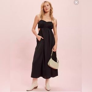 American Eagle NWT Ruched Midi Dress